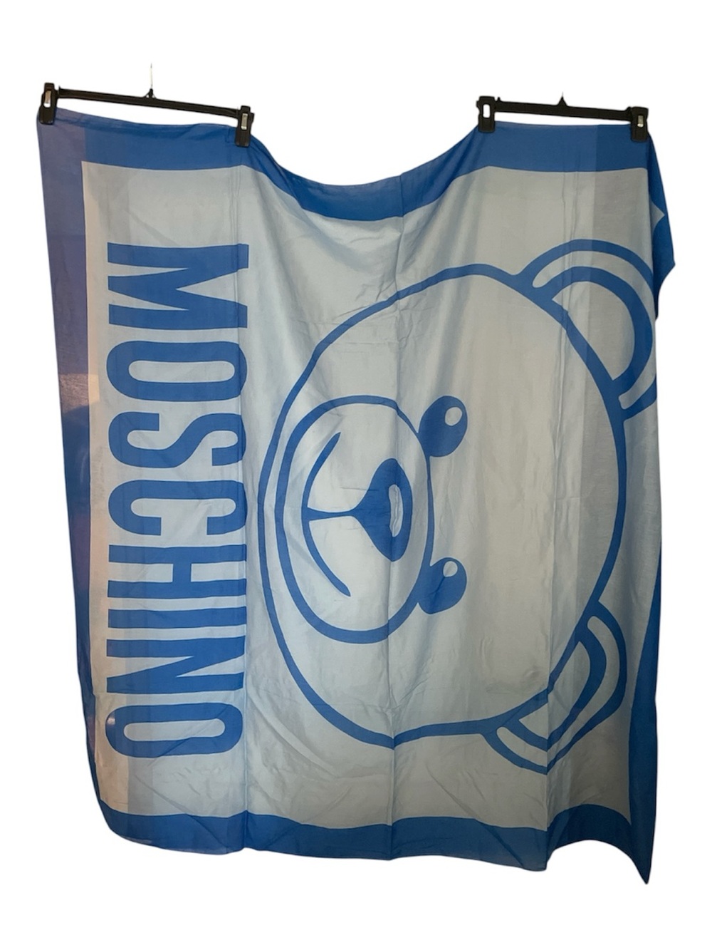 Moschino Medium and Light Blue Teddy Bear